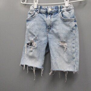 H & M Boys Jeans Short Size 10 Blue Elastic Waist Five Pockets Denim Boys Pants